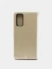 Золотой чехол-книжка для Samsung Galaxy S20 FE