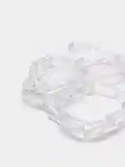 Прозрачный бусины стеклянные, форма конус