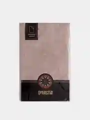 Скатерть DeNASTIA 160х250см, жаккард, цвет бежевый (эффект потёртости)