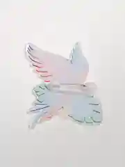 Брошь с открыткой "Птица"