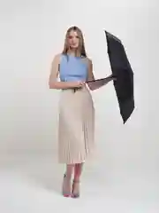 Черный зонт автоматический, складной, унисекс. Разные цвета
