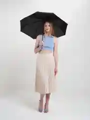 Черный зонт автоматический, складной, унисекс. Разные цвета