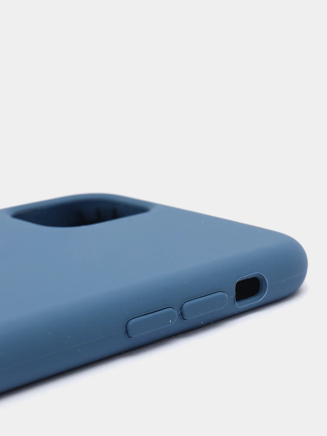 Синий меланж чехол на iPhone 7 Plus, 8 Plus, X, XS, XR, 11, 11 Pro Max, 12 Pro, Pro Max