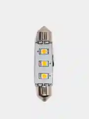 Автолампа салонная СВЕТОДИОДНАЯ C5W (10-30V, 3 LED 2835)