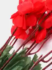 Красный искусственные цветы "Сакура"
