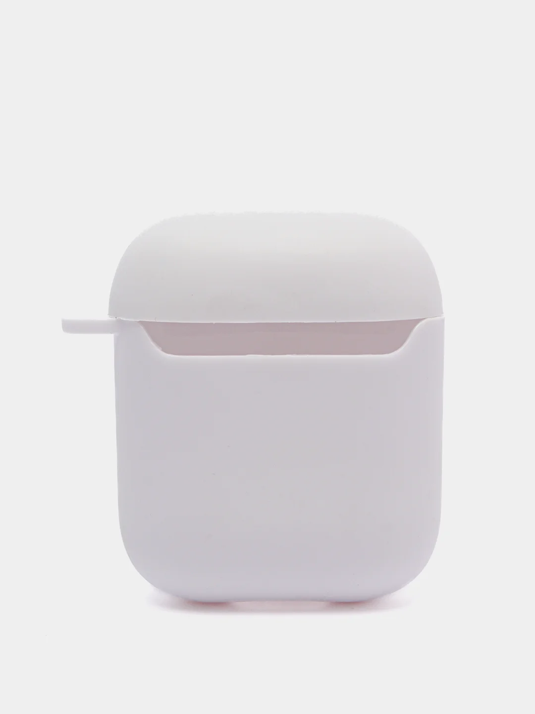Желтый силиконовый чехол для наушников Apple Airpods 1, 2. с принтом Nike, Nasa (Найк, Наса))