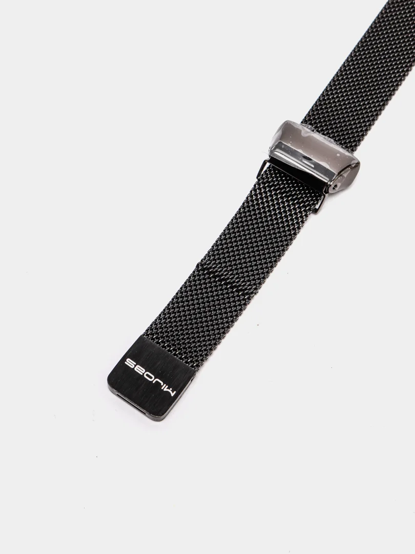 Черный металлический ремешок для Huawei Band 6 / Honor Band 6
