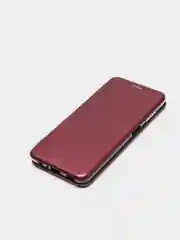 Багровый чехол книжка для Samsung Galaxy A22, M22, M32, Самсунг А22, М22, М32