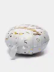 Белый шар на день рождения, 47 см