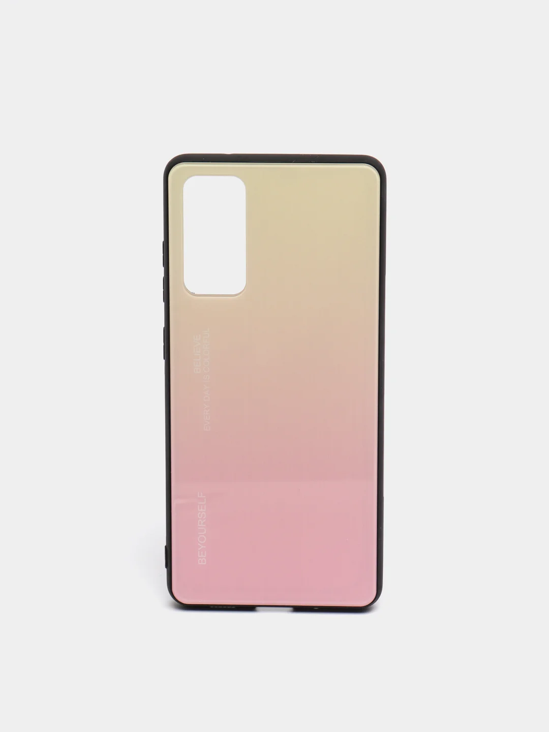 Желтый чехол градиент Samsung S20 FE