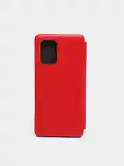 Красный чехол книжка для Xiaomi Redmi Note 10 / 10S, Редми Нот 10, 10s