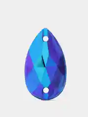 Стразы пришивные капля Sapphire AB P33