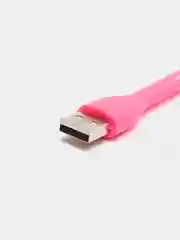 Розовый светодиодный USB светильник, гибкая LED лампа, фонарик