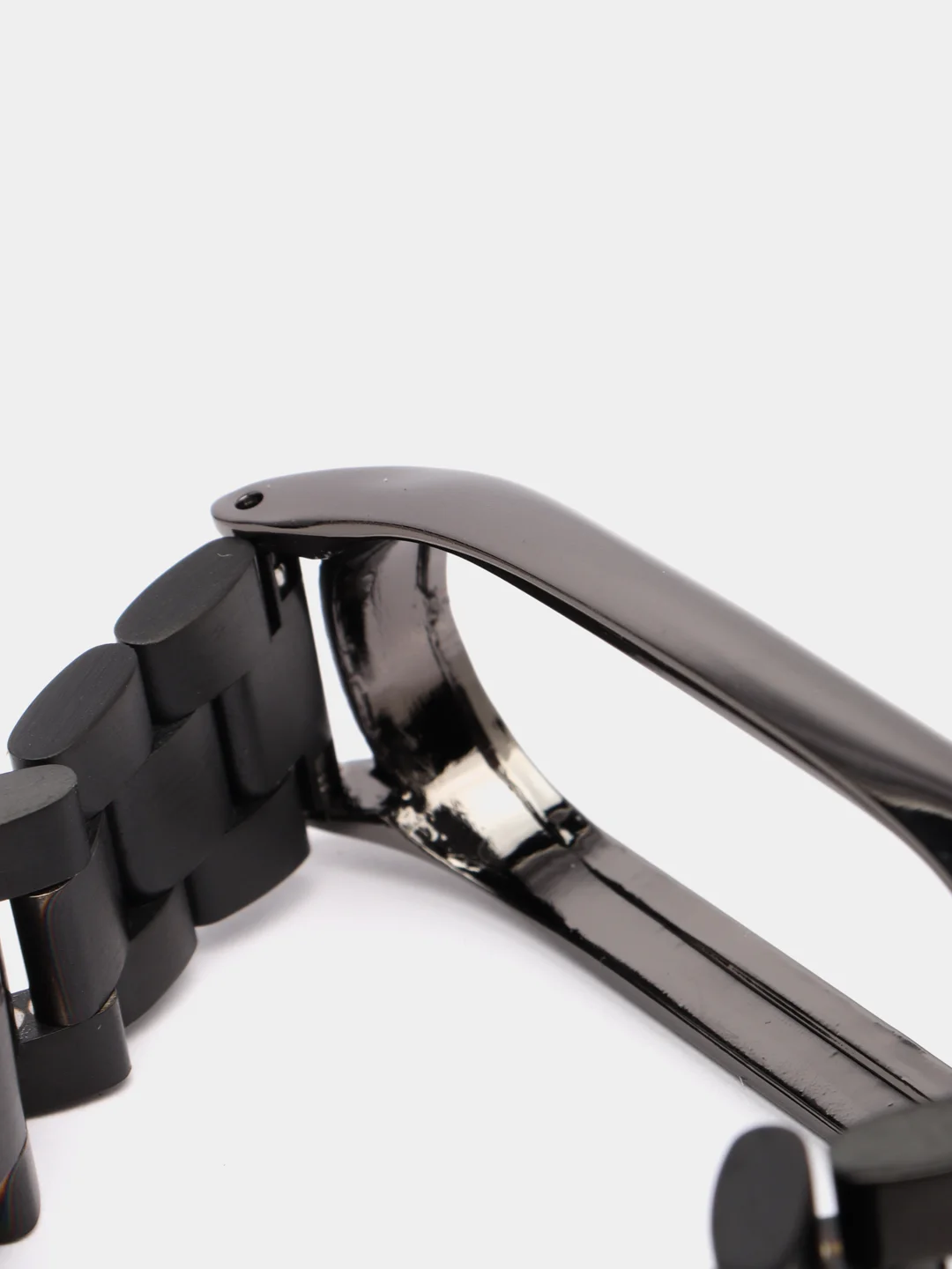 Фиолетовый металлический ремешок для Xiaomi Mi Band 3 / 4 / 5 / 6