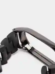 Фиолетовый металлический ремешок для Xiaomi Mi Band 3 / 4 / 5 / 6