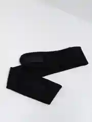 Черный повязка на голову летняя спортивная на липучке