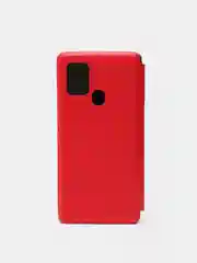 Красный чехол книга для Samsung Galaxy A21S, Самсунг А21S