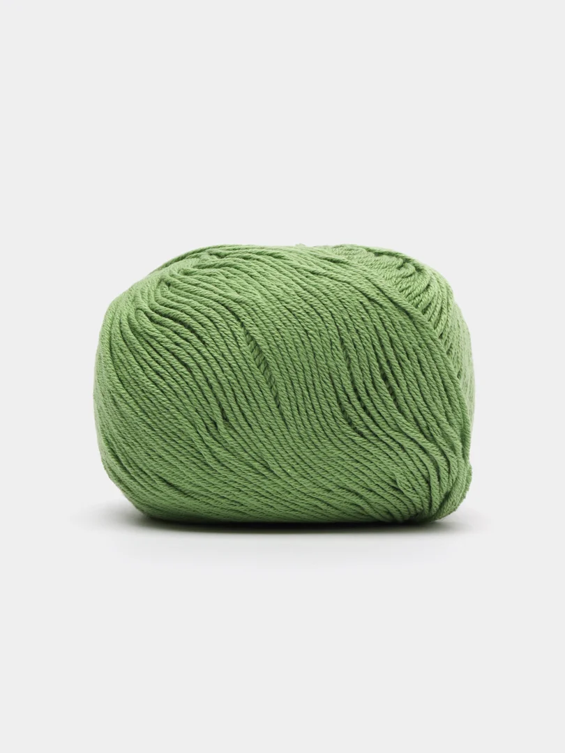 Оливковый пряжа YarnArt Baby cotton, 50 г, 165 м, акрил и хлопок