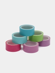 Клейкие WASHI-ленты для декора "Пастель", 7 шт, 0,015 х 3 м