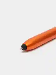 Оранжевый ручка стилус, подставка для телефона, фонарик 4 в 1