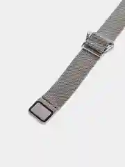 Серебряный металлический ремешок для Huawei Band 6 / Honor Band 6