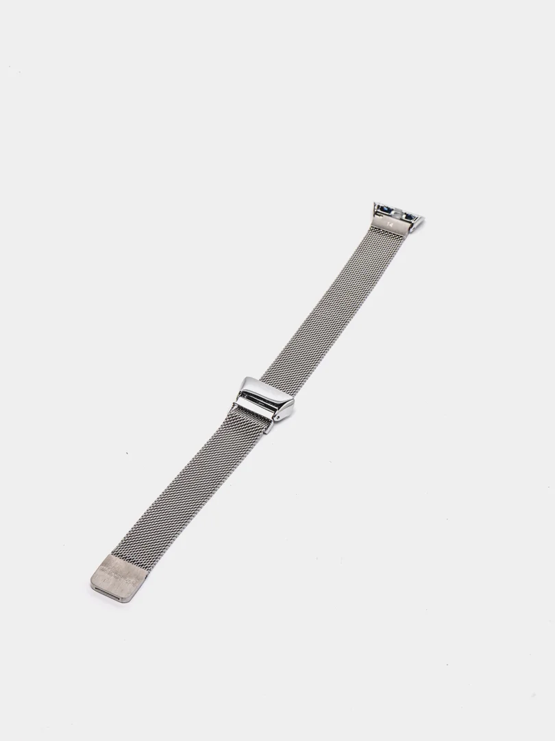 Серебряный металлический ремешок для Huawei Band 6 / Honor Band 6