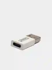 Белый адаптер переходник USB Type C (вход) - USB 3.0 (выход) iPhone