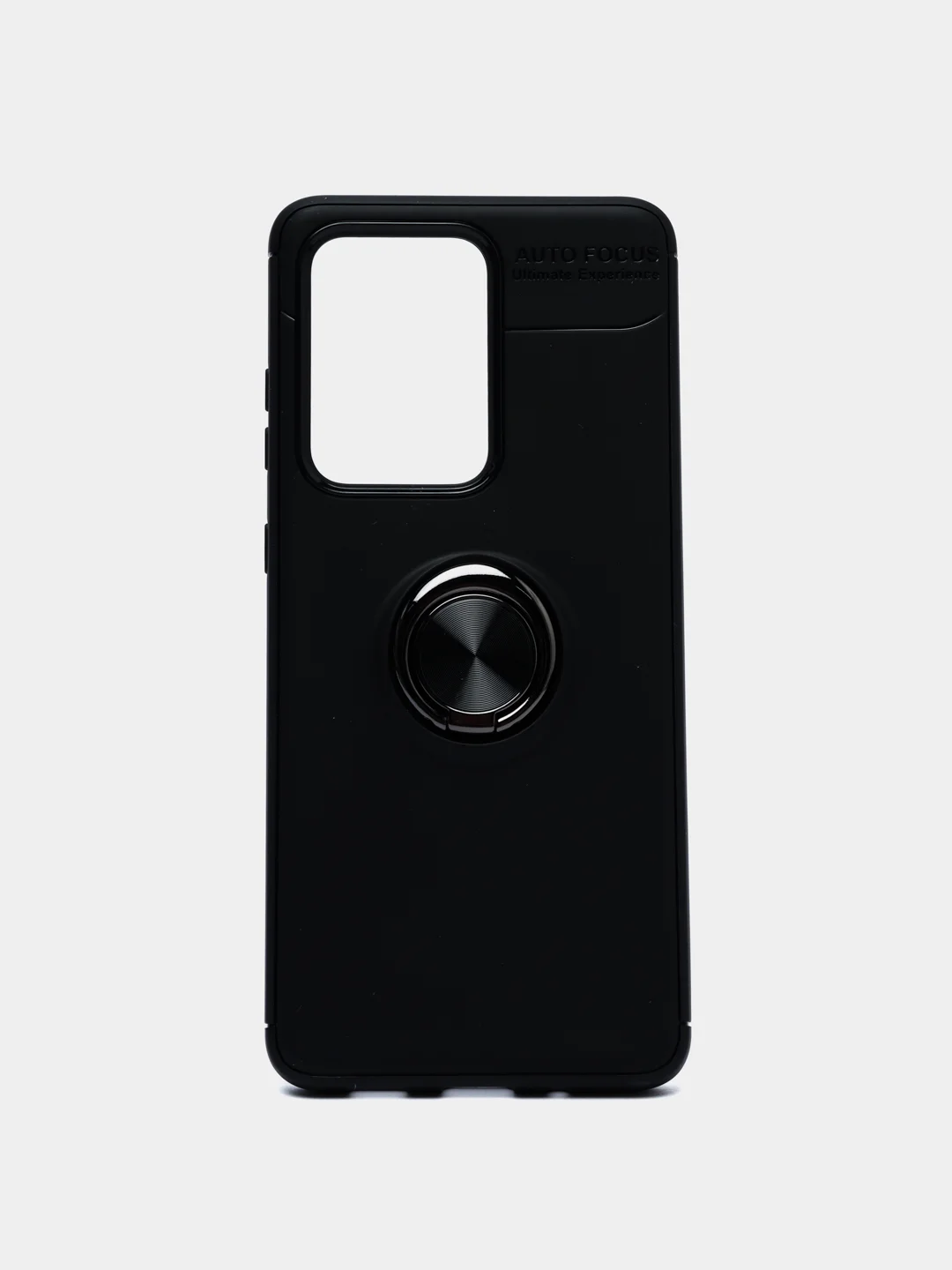 Черный чехол для Samsung S20 Ultra, с кольцом