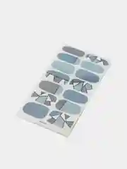 Горчичный наклейки на ногти разного дизайна