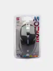 Игровая мышь с подсветкой Defender,1200 dpi,черный