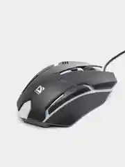 Игровая мышь с подсветкой Defender,1200 dpi,черный