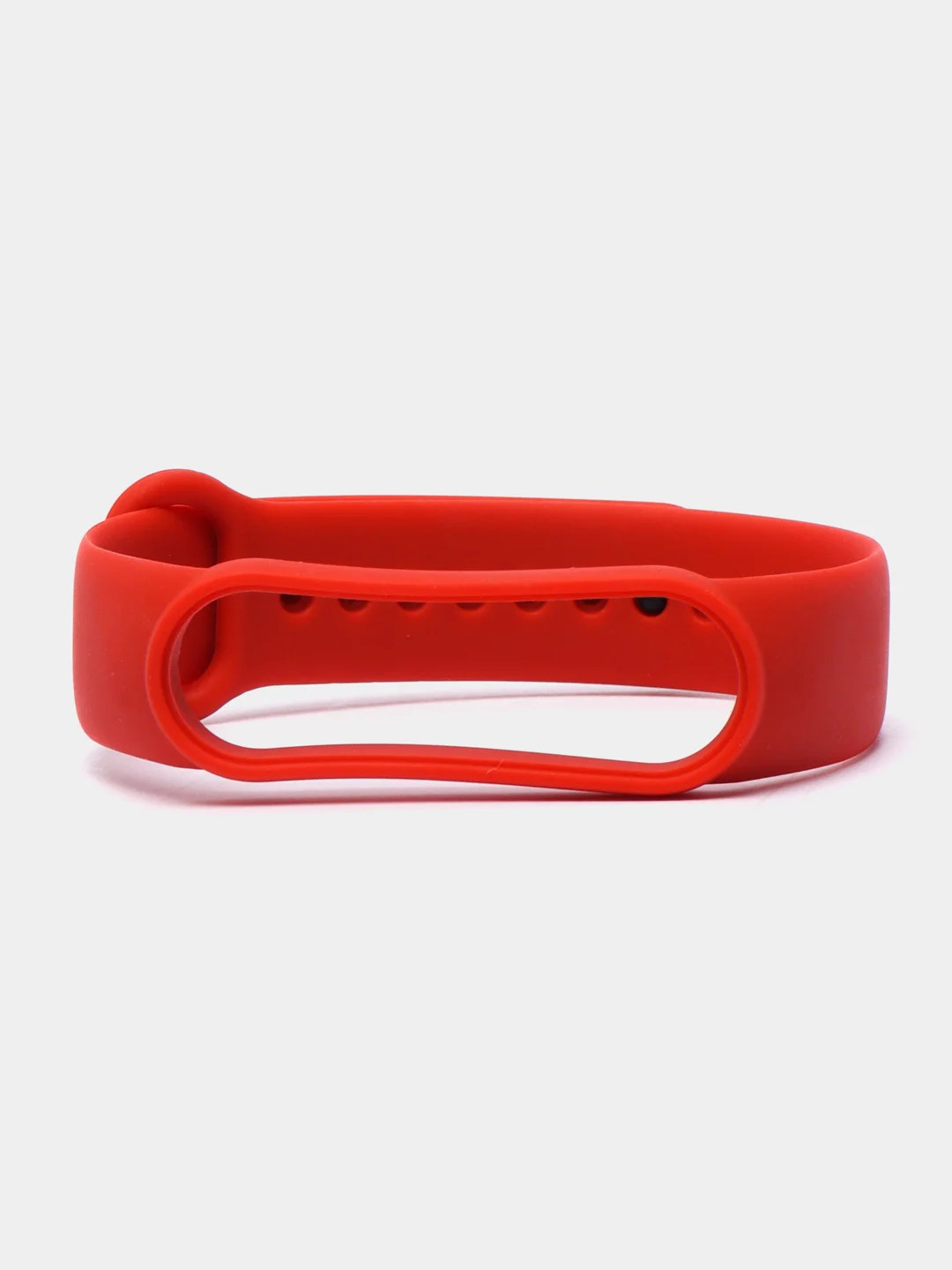 Красный спортивный ремешок для Xiaomi Mi Band 5 6 браслет силиконовый ксяоми ми банд фитнес часы