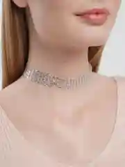 Золотой чокер ожерелье на шею