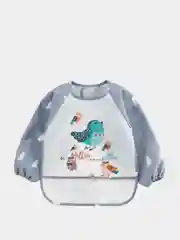 Серебряный нагрудник с длинными рукавами