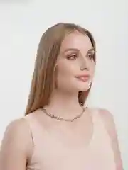 Серебряный цепь-чокер