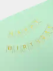 Тёмно-серый гирлянда Флажки на день рождения Happy Birthday