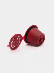 Красный капсула многоразовая  для кофемашин Nespresso
