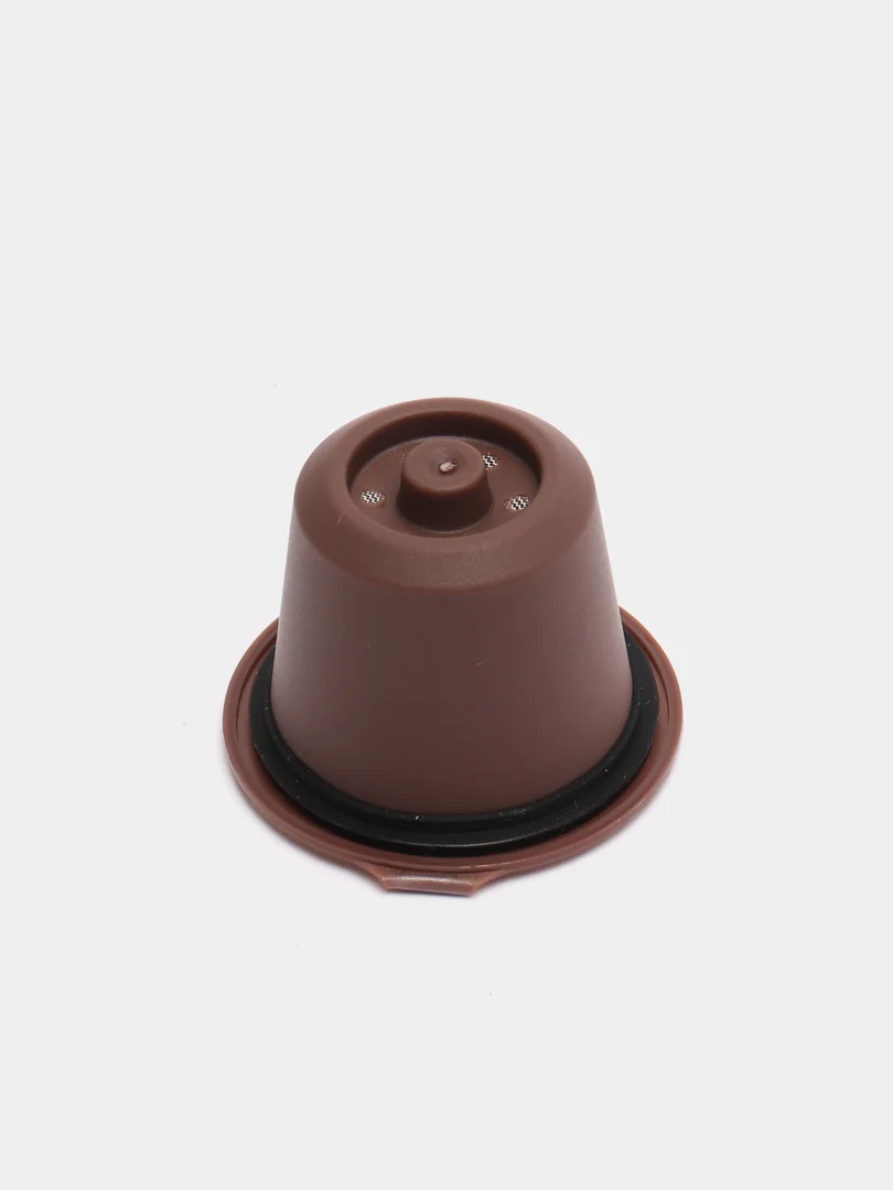 Коричневый капсула многоразовая  для кофемашин Nespresso