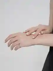 Серебряный кольцо под серебро Переплетенные сердца