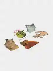 Стикеры  Мемы / Memes 5 штук Рандомно Стикерпак Наклейки / Милая канцелярия