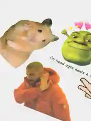 Стикеры  Мемы / Memes 5 штук Рандомно Стикерпак Наклейки / Милая канцелярия