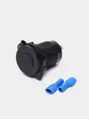Голубой usb зарядное устройство (встраиваемое), 2.1А, автомобильное