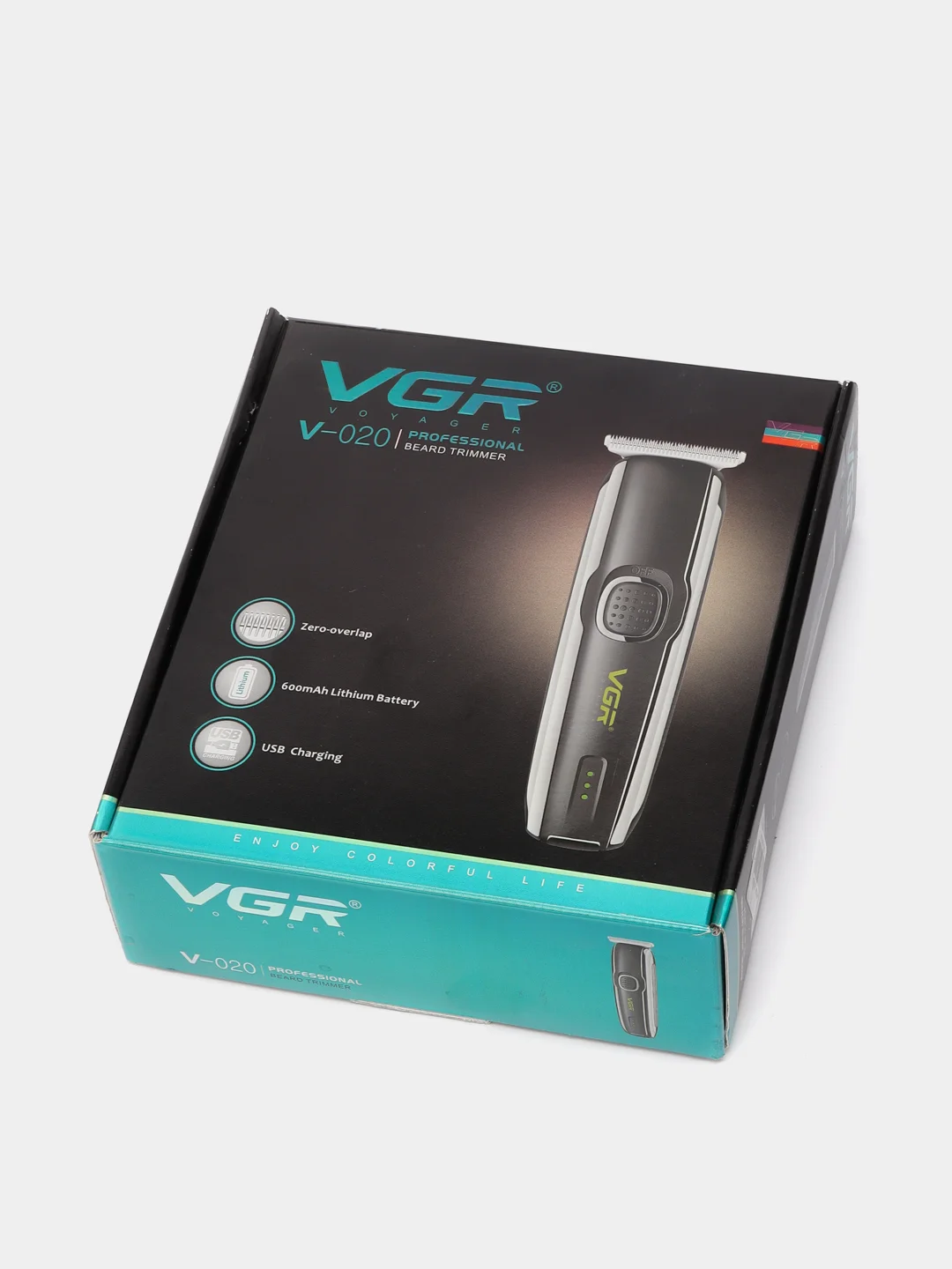 Машинка для стрижки волос VGR V-020 Pro насадки, USB зарядка