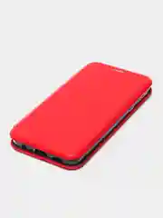 Красный чехол книжка для Samsung Galaxy A01 Core,  Самсунг А01 Кор