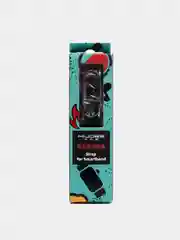 Угольный ремешок для Xiaomi mi band 3, 4, 5, 6, фирменный силиконовый, с металлической капсулой