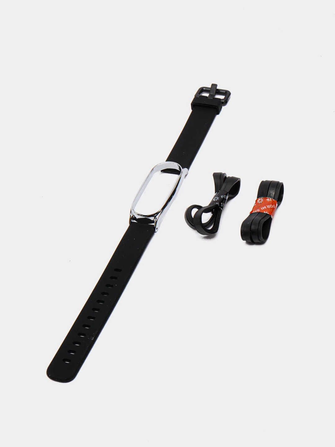 Угольный ремешок для Xiaomi mi band 3, 4, 5, 6, фирменный силиконовый, с металлической капсулой