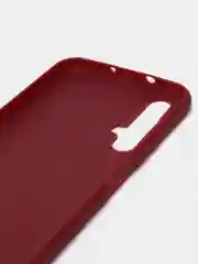 Бордовый чехол Honor 20 / Huawei Nova 5T / Хонор 20 / Хуавей Нова 5Т силиконовый цветной матовый