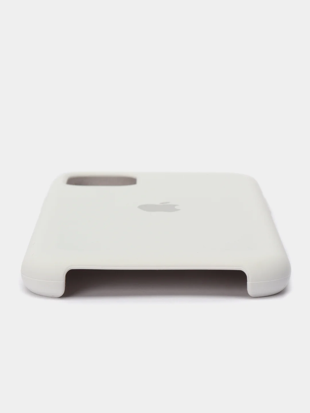 Белый чехол Silicone Case для iPhone 11, с открытым низом
