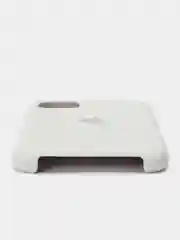 Белый чехол Silicone Case для iPhone 11, с открытым низом