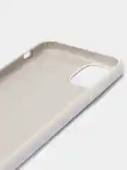 Белый чехол Silicone Case для iPhone 11, с открытым низом